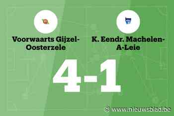 VW Gijzel-Oosterzele B beëindigt reeks nederlagen met zege op Eendracht Machelen-aan-de-Leie B