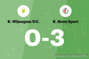 Hove wint duel met Wijnegem B