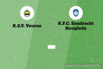 Wedstrijd tussen SV Veurne en Eendracht Hooglede afgelast