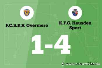 Vier opeenvolgende overwinningen voor KFC Heusden Sport na 1-4 tegen SKV Overmere
