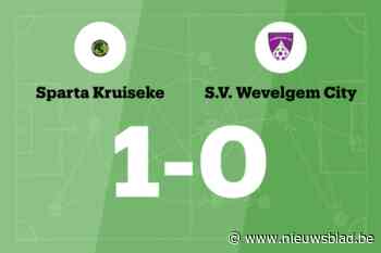 Heldenrol voor Van Walleghem bij zege Sparta Kruiseke op SV Wevelgem City B