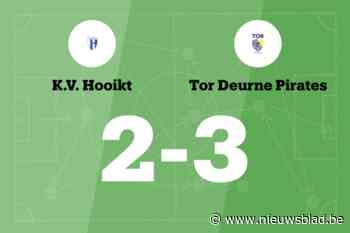 Zegereeks Hooikt ten einde door nederlaag tegen TOR Deurne Pirates