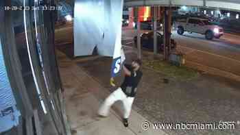 Man arrested in slashing of ‘Stand With Israel' banner at Miami Beach bagel shop