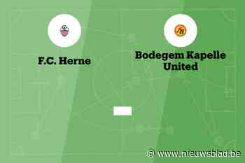 Wedstrijd tussen FC Herne en BOKA United afgelast