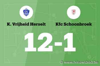 Buitengewoon veel doelpunten bij Herselt tegen Schoonbroek