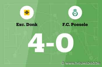 Excelsior Donk wint thuis van FC Poesele B