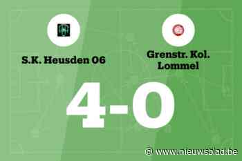 Overduidelijke zege voor SK Heusden 06 tegen GT Lommel Kolonie