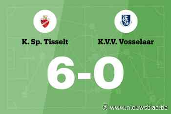 Vosselaar nog steeds zonder overwinning na verlies tegen Tisselt