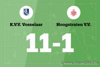 Zege voor Vosselaar B thuis tegen Hoogstraten B