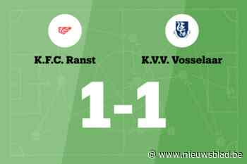 Vosselaar beëindigt reeks nederlagen in de wedstrijd tegen Ranst