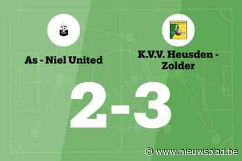 Ondanks achterstand bij rust wint KVV Heusden-Zolder van As-Niel United