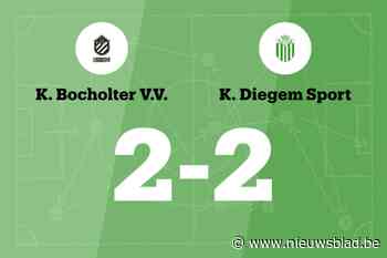 Zegereeks Bocholter ten einde door gelijkspel tegen Diegem Sport