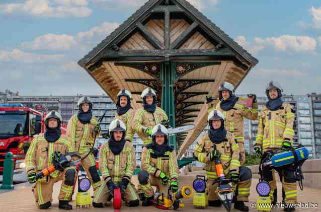 West-Vlaamse brandweermannen lopen en fietsen longen uit hun lijf voor Warmste Week
