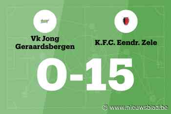 Eendracht Zele B laat VKJ Geraardsbergen kansloos