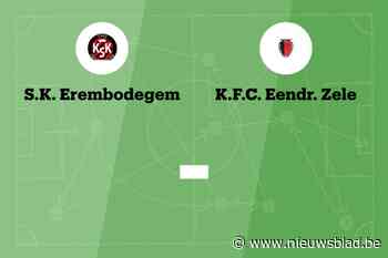 Wedstrijd tussen SK Erembodegem en Eendracht Zele afgelast