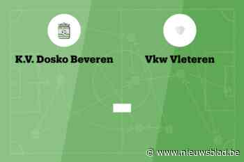 Wedstrijd tussen Dosko Beveren en VKW Vleteren afgelast