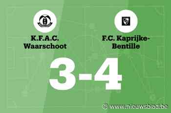 FC Kaprijke-Bentille buigt achterstand om in zege tegen FAC Waarschoot