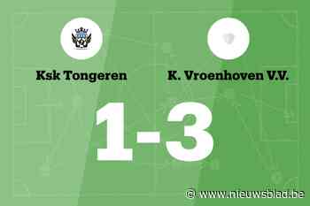 Vroenhoven VV behaalt eerste zege van het seizoen