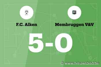 Wedstrijd tussen FC Alken B en Membruggen V&V eindigt in forfaitscore