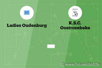 Wedstrijd tussen Ladies Oudenburg en SC Oostrozebeke afgelast