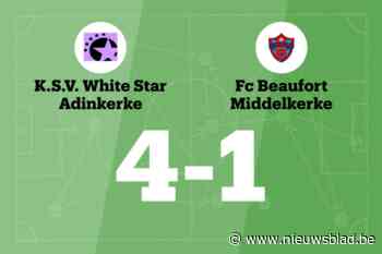 Dominant WS Adinkerke te sterk voor FC Beaufort Middelkerke