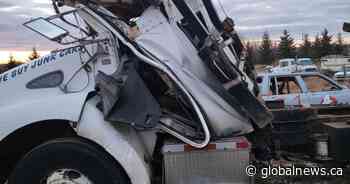 Alberta tow truck drivers call for more roadside awareness after driver struck