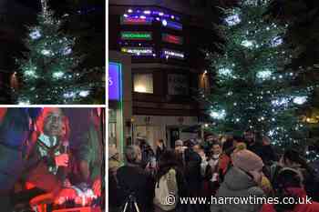 Christmas lights turned on for 2023 in Harrow Town Centre