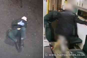 London paramedic pushed out of ambulance in shocking video
