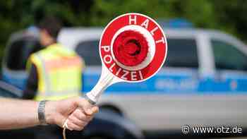 Polizei stoppt Autofahrer: Mann fährt mit 40 km/h in Schlangenlinien über A4 bei Jena