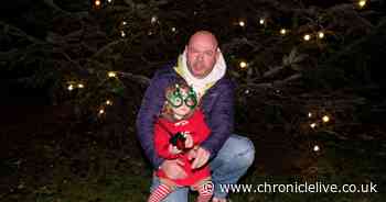 Toddler who received a new heart after 14 month hospital wait turns on Christmas lights in Durham