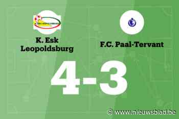 K.ESK Leopoldsburg maakt einde aan slechte reeks door zege op FC Paal-Tervant
