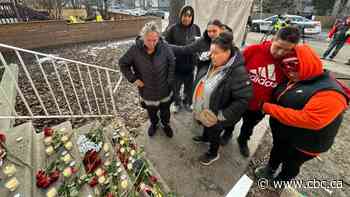 Vigil honours victims a week after mass shooting in Winnipeg's West Broadway neighbourhood