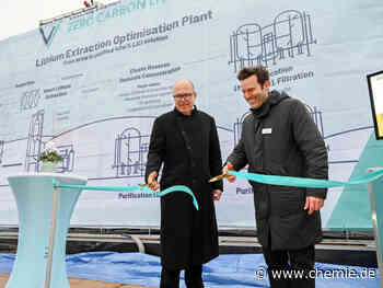 Vulcan eröffnet Lithiumextraktionsoptimierungsanlage