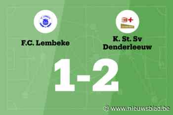 Tuur De Meerleer en Kenneth Van Den Berghe pakken winst voor Standaard Denderleeuw tegen FC Lembeke