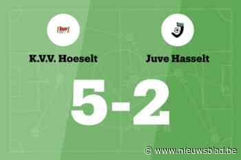 Appermont scoort drie keer, VV Hoeselt verslaat Juve Hasselt