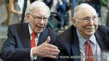 "Sit-on-your-a** investing": Aus 100 US-Dollar wären zu Charlie Mungers Berkshire-Zeiten 400.000 geworden