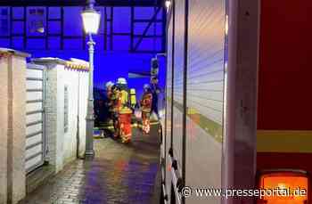 FW Minden: Küchenbrand in der Innenstadt