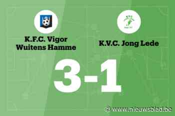 VW Hamme verslaat KVC Jong Lede