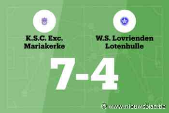 Excelsior Mariakerke wint spektakelwedstrijd van WS Lotenhulle