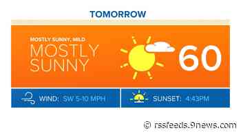 Finally! The wind relaxes tonight; warm, dry through Thursday