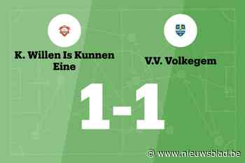 KWIK Eine en VV Volkegem eindigt op 1-1