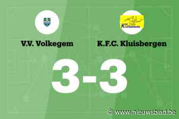 VV Volkegem B sleept gelijkspel uit de brand in de thuiswedstrijd tegen KFC Kluisbergen