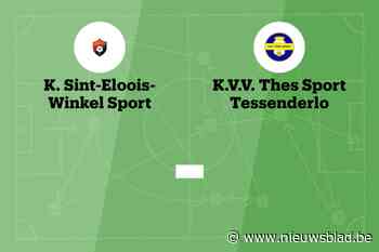 Wedstrijd tussen Winkel Sport en THES Sport afgelast