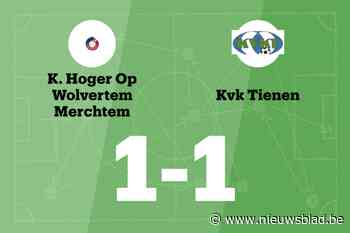 HO Wolvertem Merchtem B speelt gelijk tegen KVK Tienen B