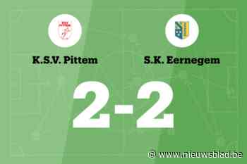 SV Pittem sleept gelijkspel uit de brand in de thuiswedstrijd tegen SK Eernegem