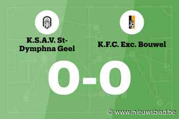 Doelpuntloze wedstrijd voor Sint-Dimpna B en Bouwel