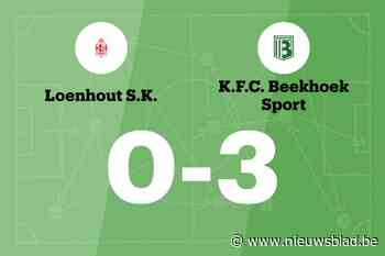 Zes opeenvolgende overwinningen voor Beekhoek na 0-3 winst tegen Loenhout B