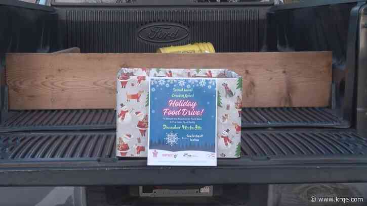 Albuquerque crossing guards holding annual food drive