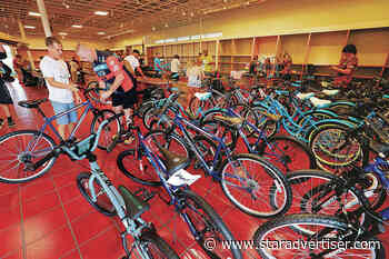 Volunteers flock to Kahului to build bikes for Maui keiki