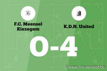 Meensel-Kiezegem blijft verliezen na thuisnederlaag tegen KDN United